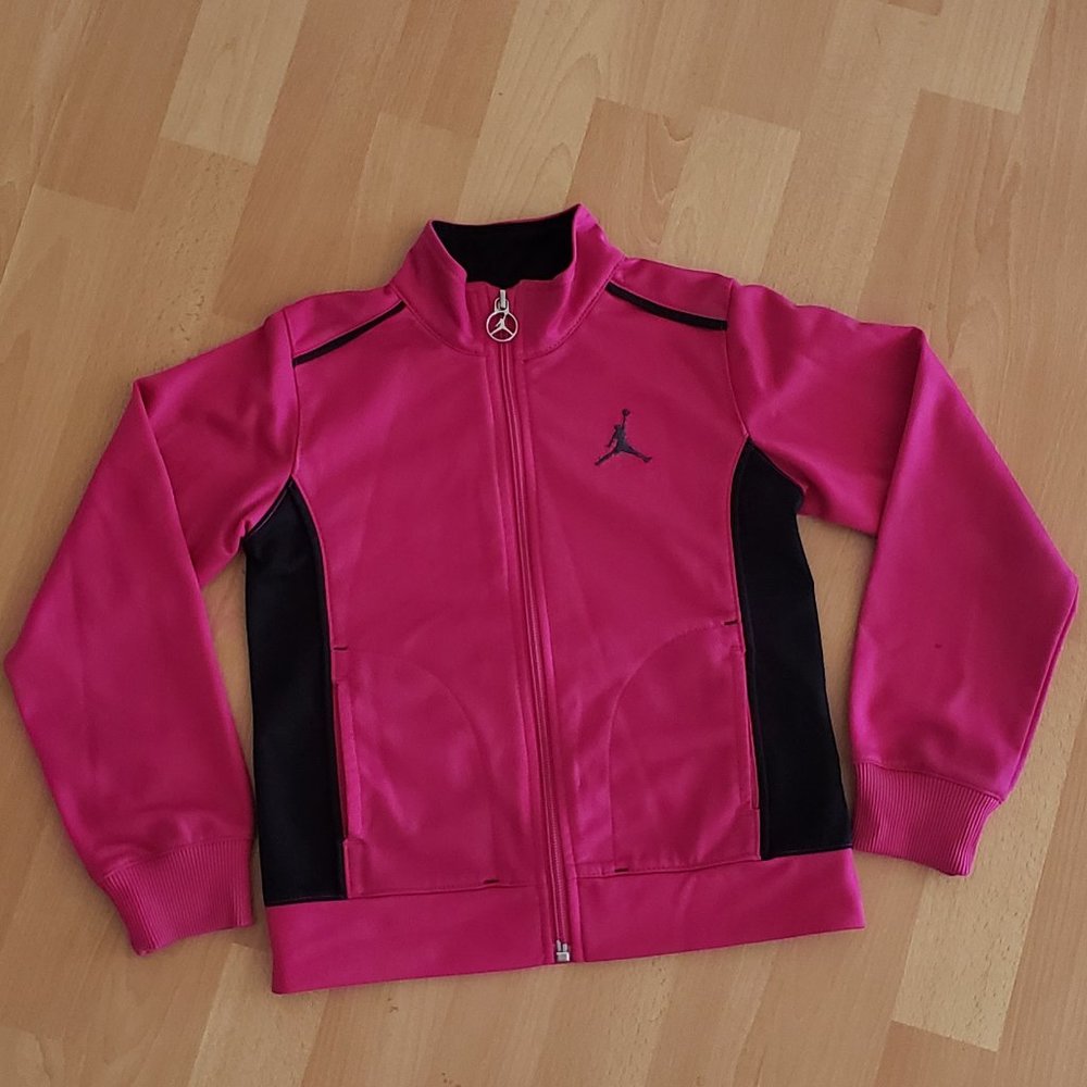 Pink and Black Jordan Jacket (kids)